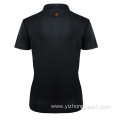 Moisture Wicking Dry Fit Polo Shirt Black